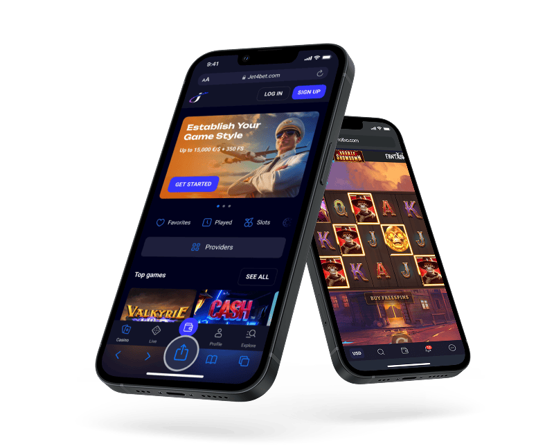 Jet4Bet Mobile Casino App
